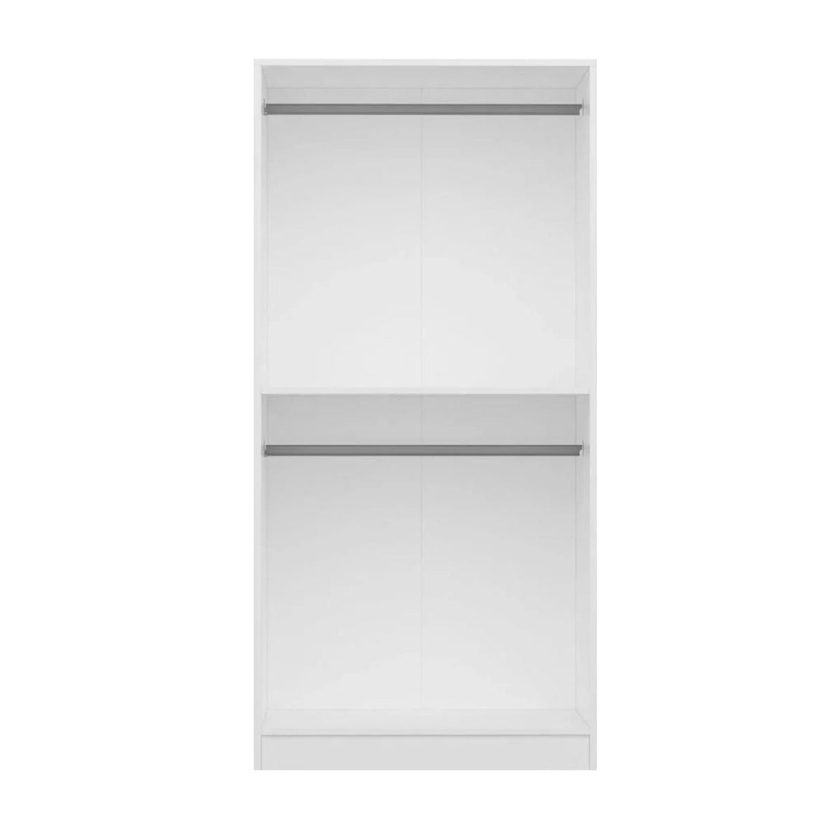 Ντουλάπα 90x210x52 εκ Λευκό 506MNR3746