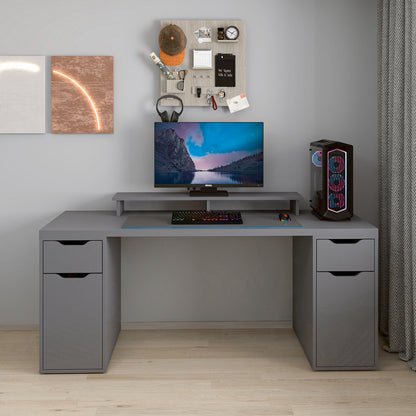 Γραφείο Υπολογιστή και Μελέτης Ανθρακί 180x75x60 εκ 506MNR3867