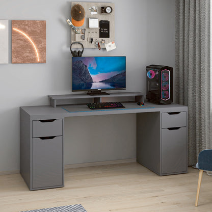 Γραφείο Υπολογιστή και Μελέτης Ανθρακί 180x75x60 εκ 506MNR3867