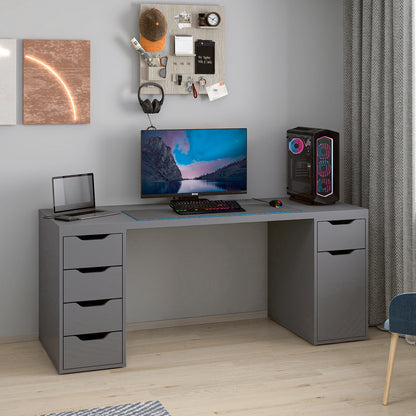 Γραφείο Υπολογιστή και Μελέτης Ανθρακί 180x75x60 εκ 506MNR3869