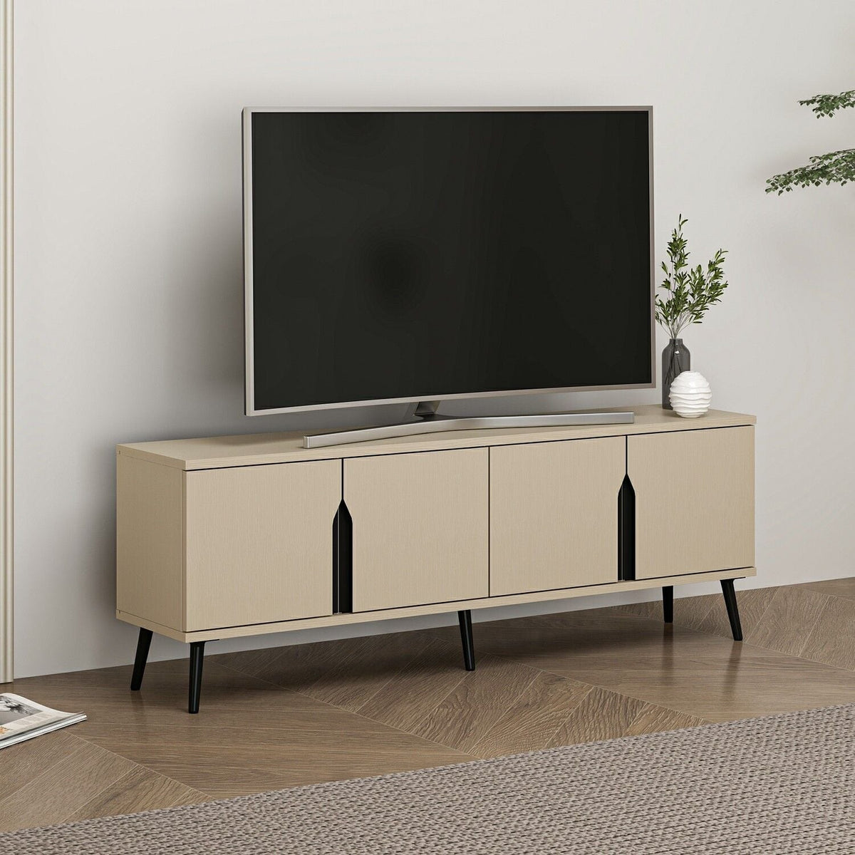 Σύνθεση Τηλεόρασης 140 × 50 × 30 Βηρυτός / Μπεζ 506MNR4502