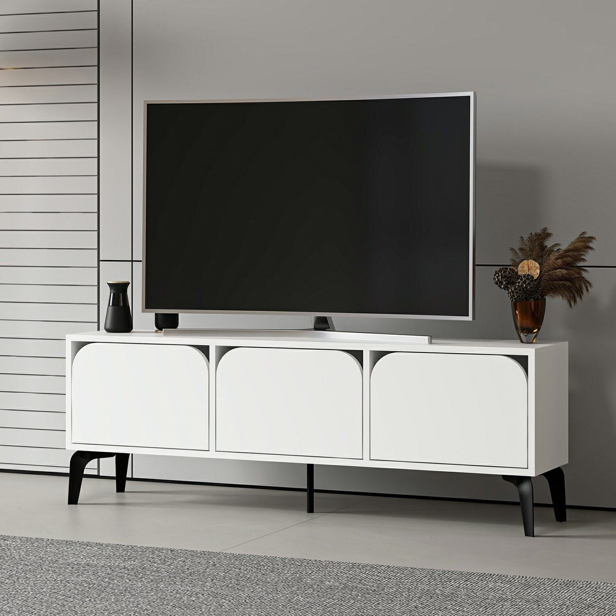 Σύνθεση Τηλεόρασης 140 × 49 × 30 Λευκό 506MNR4503