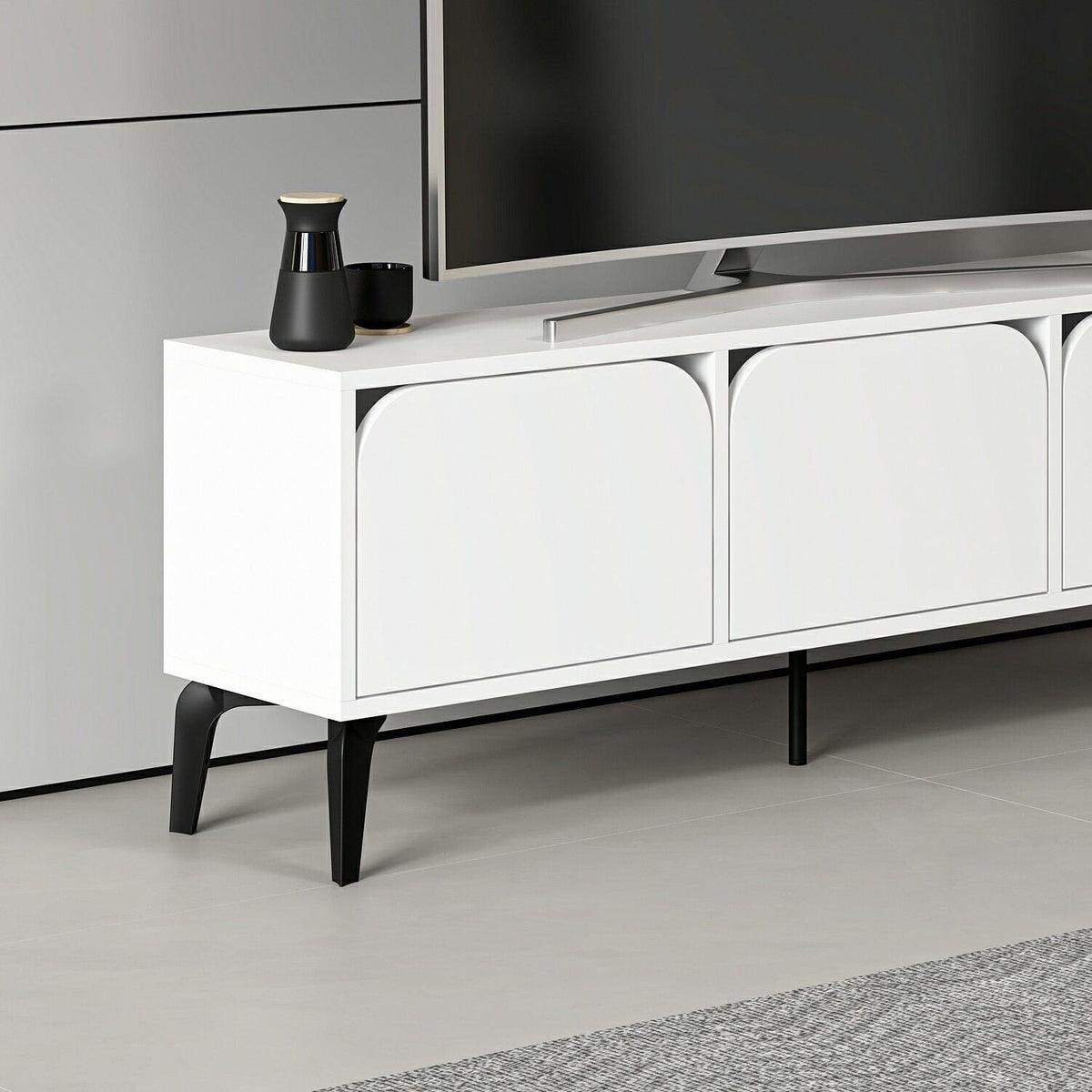 Σύνθεση Τηλεόρασης 140 × 49 × 30 Λευκό 506MNR4503