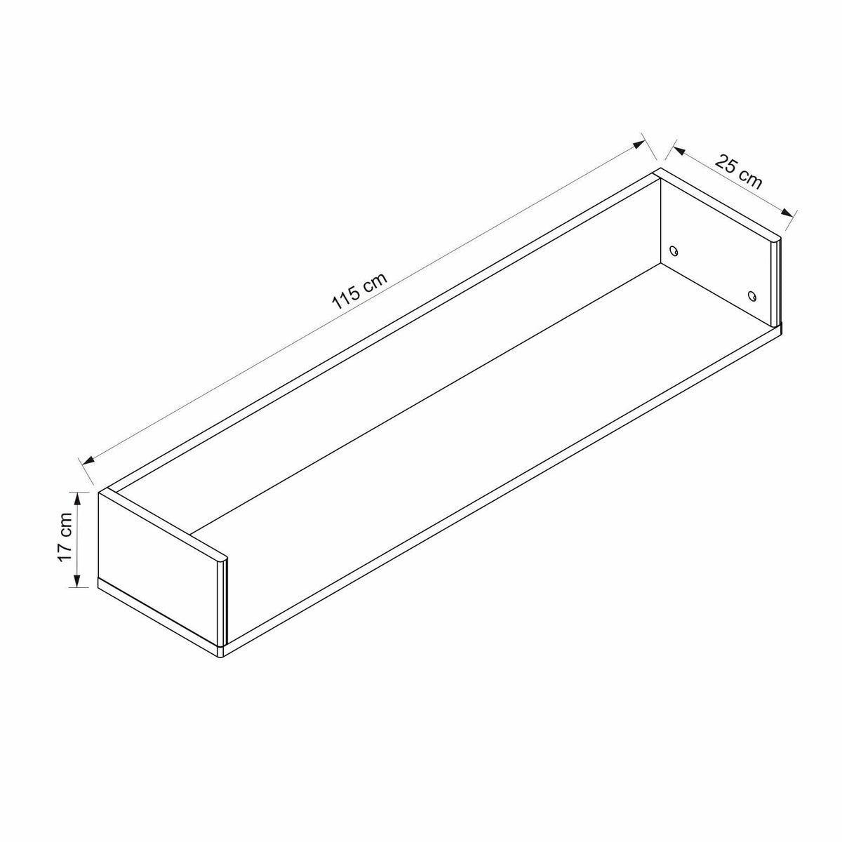 Σύνθεση Τηλεόρασης 180 × 52 × 36 Φεγγαρόπετρα / Τραβερτίνη 506MNR4517
