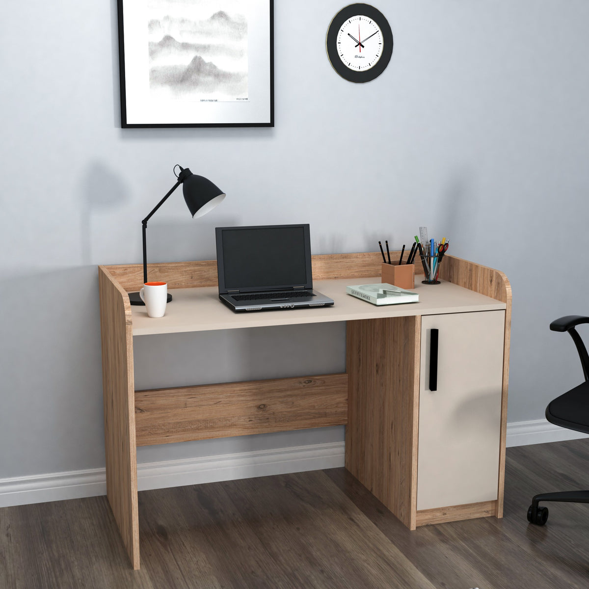 Γραφείο Υπολογιστή και Μελέτης Πεύκο Atlantic Beige | 550ARN1180