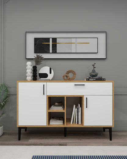 Μπουφές Sapphire Δρυς
Λευκό 135x40x83,6cm | 550ARN1354
