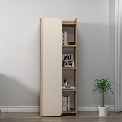 Βιβλιοθήκη 60 × 35 × 160 εκ. Καρυδί Μπεζ GR550ARN1693