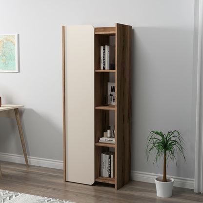 Βιβλιοθήκη 60 × 35 × 160 εκ. Καρυδί Μπεζ GR550ARN1693