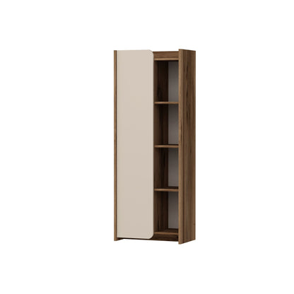 Βιβλιοθήκη 60 × 35 × 160 εκ. Καρυδί Μπεζ GR550ARN1693