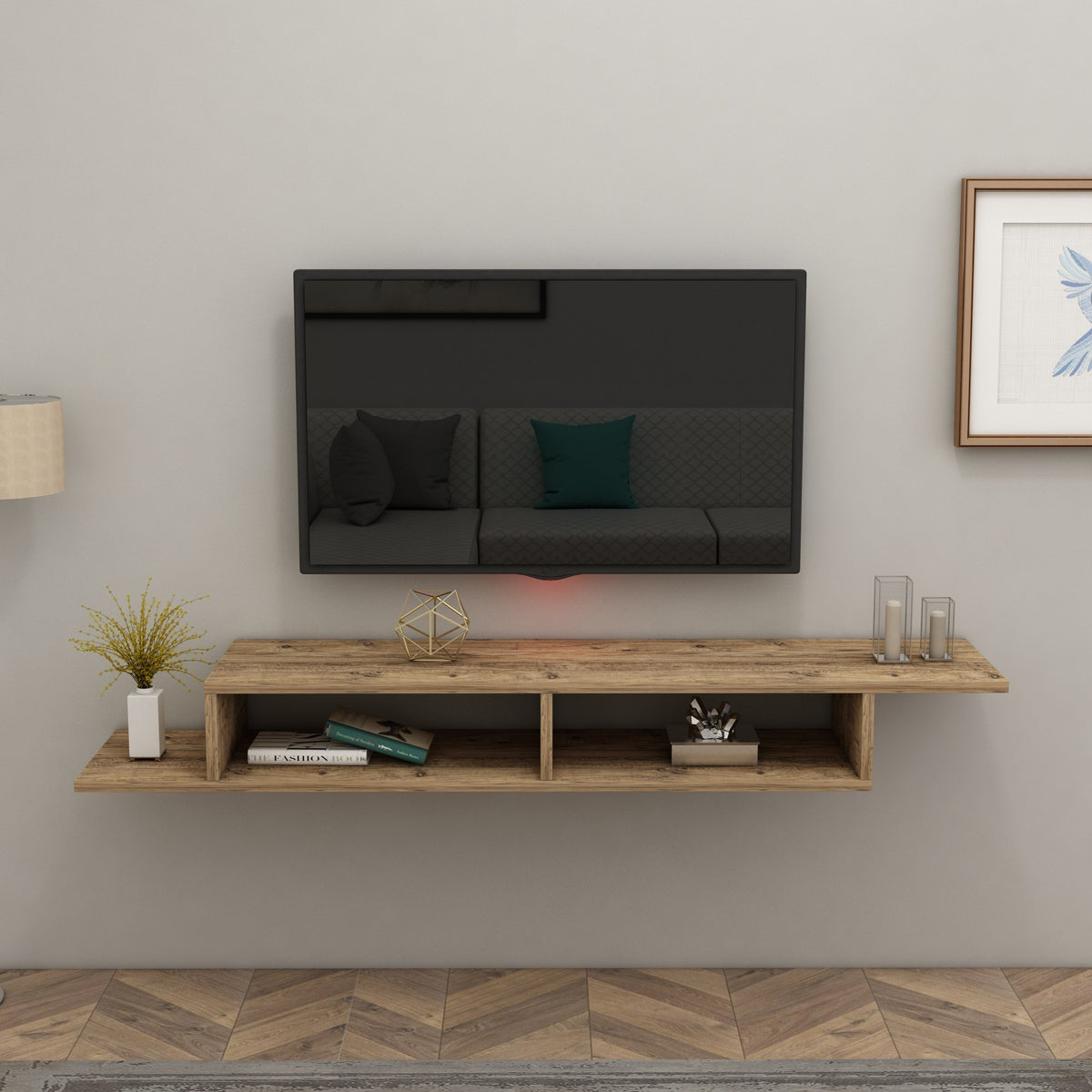 Έπιπλο Τηλεόρασης TV Βάση Σύνθεση Atlantic Pine | 550ARN2196