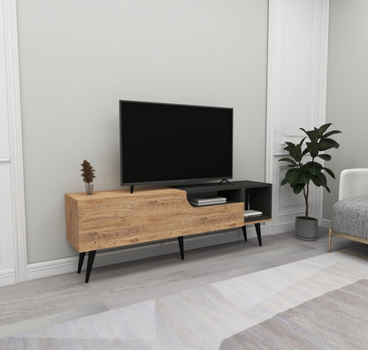 Έπιπλο Τηλεόρασης TV Βάση Σύνθεση Atlantic Pine Ανθρακί | 550ARN2962