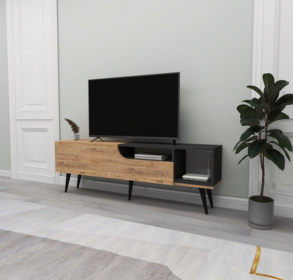 Έπιπλο Τηλεόρασης TV Βάση Σύνθεση Atlantic Pine Ανθρακί | 550ARN2962
