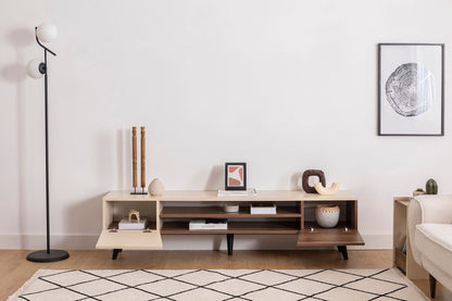 Έπιπλο Τηλεόρασης TV Βάση Σύνθεση Καρυδί Beige | 550ARN3449