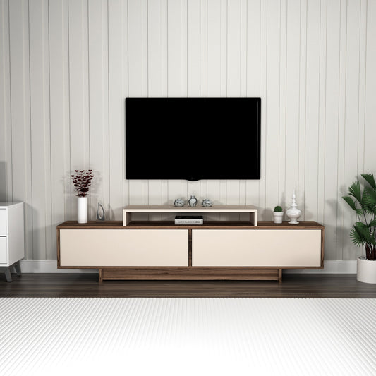 Έπιπλο Τηλεόρασης TV Βάση Σύνθεση Light Καρυδί Beige | 550ARN3466