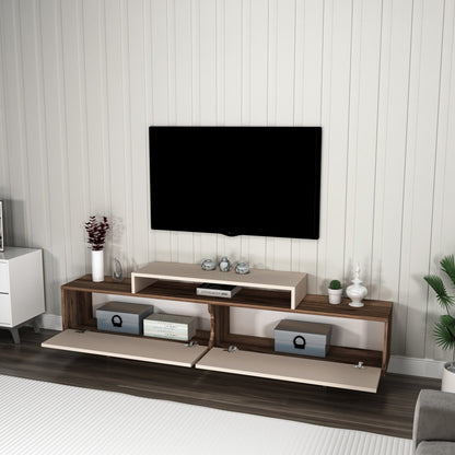 Έπιπλο Τηλεόρασης TV Βάση Σύνθεση Light Καρυδί Beige | 550ARN3466