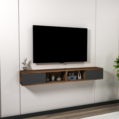 Έπιπλο Τηλεόρασης TV Βάση Σύνθεση Light Καρυδί Ανθρακί | 550ARN3469
