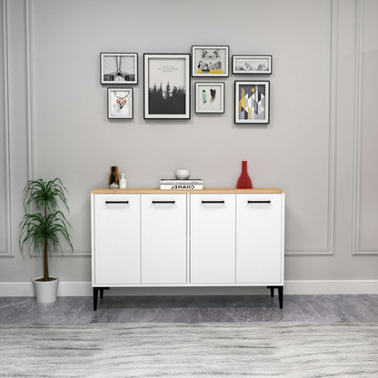 Μπουφές Sapphire Δρυς
Λευκό 120x29,6x75cm | 550ARN3514