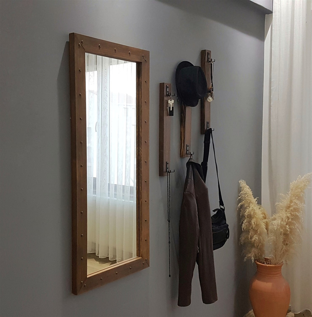 Έπιπλο Εισόδου Βάση για Παλτό με Κρεμάστρα, Ράφια και Αποθηκευτικούς Χώρους | 552NOS1209