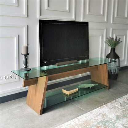 Έπιπλο Τηλεόρασης TV Βάση Σύνθεση Καρυδί Green | 552NOS1502