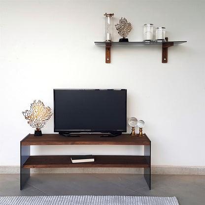 Έπιπλο Τηλεόρασης TV Βάση Σύνθεση Καρυδί | 552NOS1505
