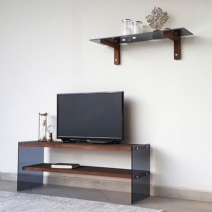 Έπιπλο Τηλεόρασης TV Βάση Σύνθεση Καρυδί | 552NOS1505