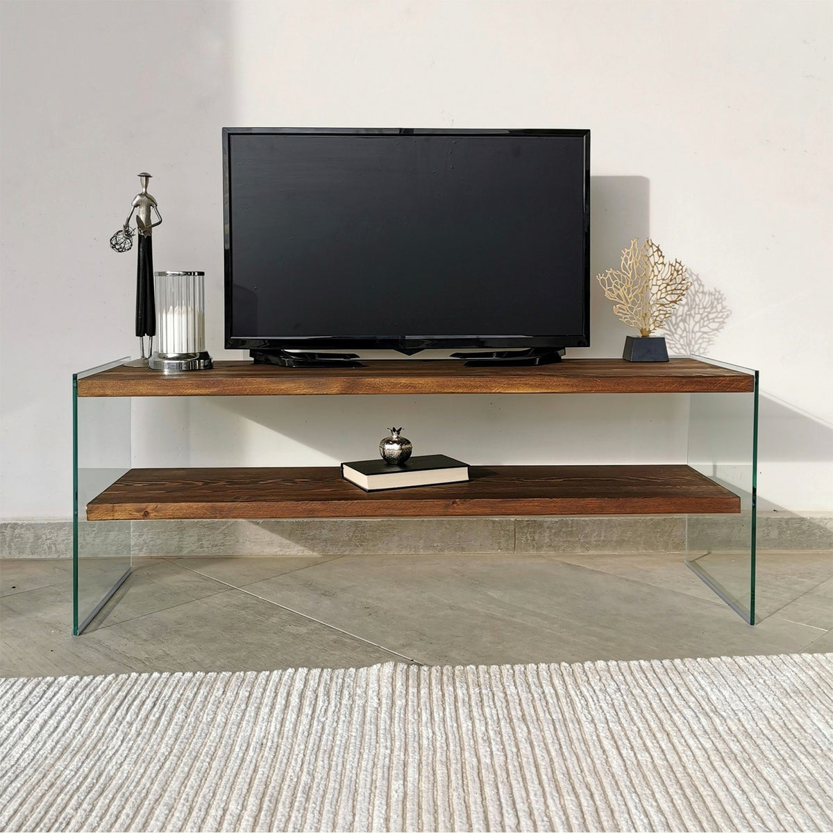 Έπιπλο Τηλεόρασης TV Βάση Σύνθεση Καρυδί | 552NOS1506
