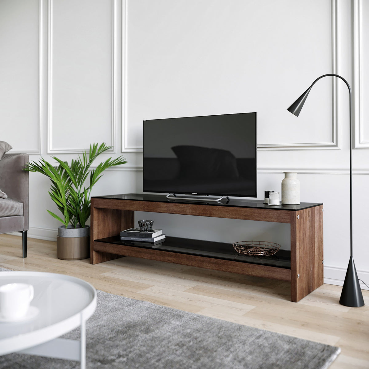 Έπιπλο Τηλεόρασης TV Βάση Σύνθεση Καρυδί | 552NOS1510