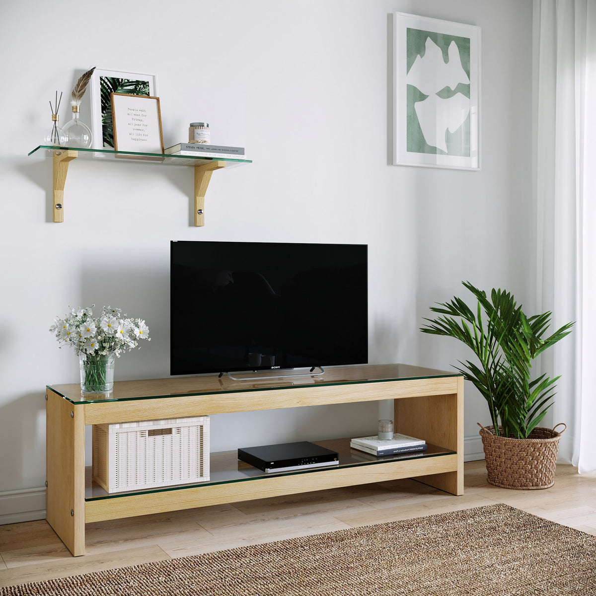 Έπιπλο Τηλεόρασης TV Βάση Σύνθεση Δρυς | 552NOS1511