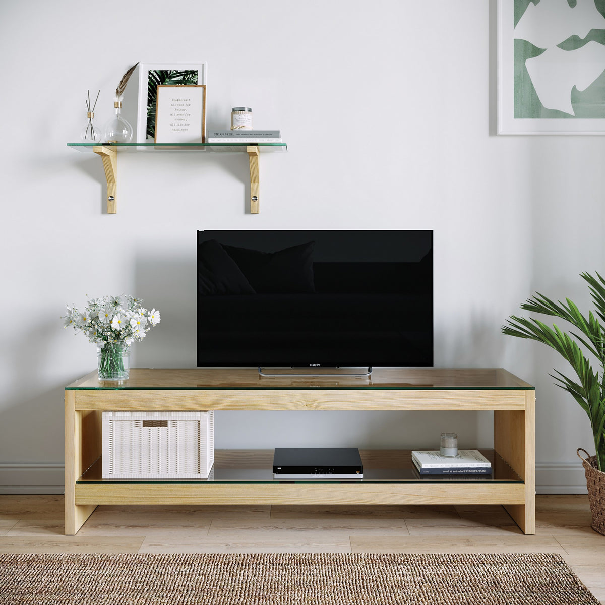 Έπιπλο Τηλεόρασης TV Βάση Σύνθεση Δρυς | 552NOS1511