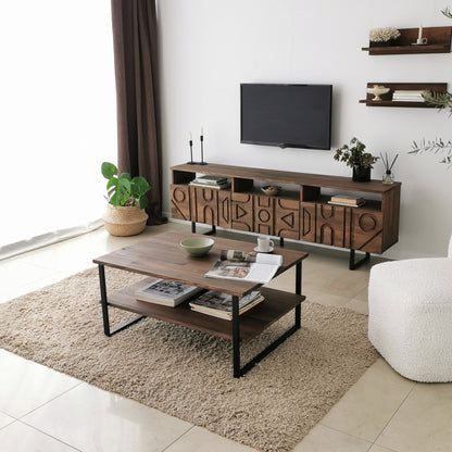 Έπιπλο Τηλεόρασης TV Βάση Σύνθεση Καρυδί | 552NOS1522
