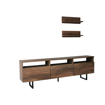 Έπιπλο Τηλεόρασης TV Βάση Σύνθεση Καρυδί | 552NOS1524