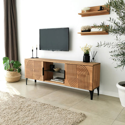 Έπιπλο Τηλεόρασης TV Βάση Σύνθεση Δρυς | 552NOS1525