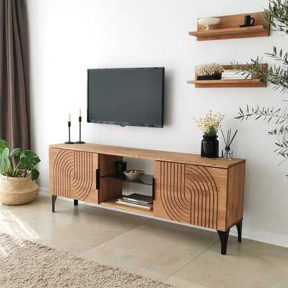 Έπιπλο Τηλεόρασης TV Βάση Σύνθεση Δρυς | 552NOS1525