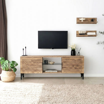 Έπιπλο Τηλεόρασης TV Βάση Σύνθεση Δρυς | 552NOS1526