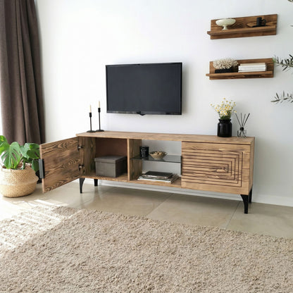 Έπιπλο Τηλεόρασης TV Βάση Σύνθεση Δρυς | 552NOS1526
