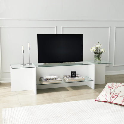 Έπιπλο Τηλεόρασης TV Βάση Σύνθεση Λευκό | 552NOS1601