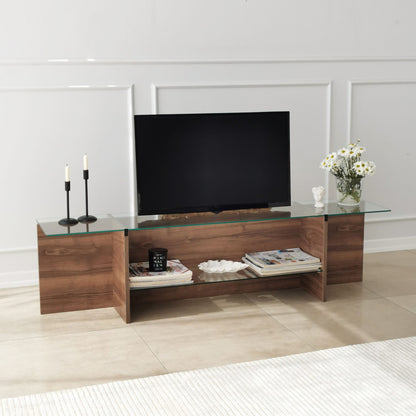 Έπιπλο Τηλεόρασης TV Βάση Σύνθεση Καρυδί | 552NOS1602