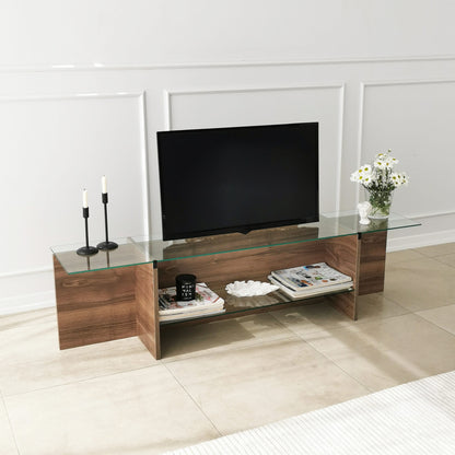 Έπιπλο Τηλεόρασης TV Βάση Σύνθεση Καρυδί | 552NOS1602