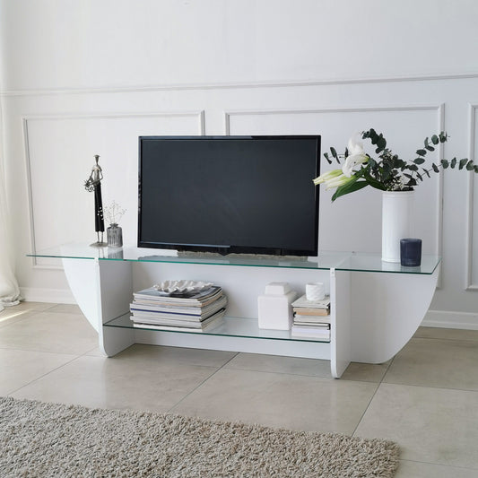 Έπιπλο Τηλεόρασης TV Βάση Σύνθεση Λευκό | 552NOS1603