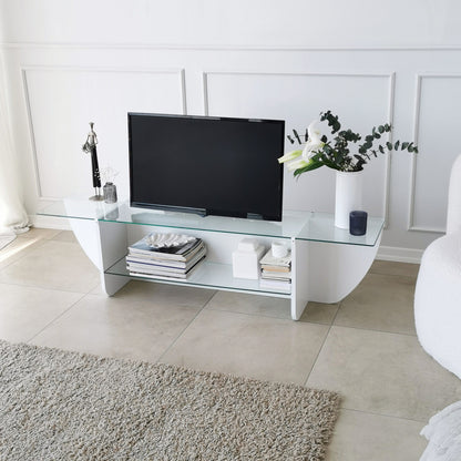 Έπιπλο Τηλεόρασης TV Βάση Σύνθεση Λευκό | 552NOS1603
