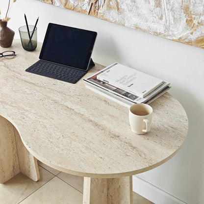 Γραφείο Υπολογιστή και Μελέτης 120x75x60 εκ. Travertine | 552NOS1706