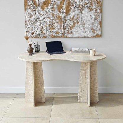 Γραφείο Υπολογιστή και Μελέτης 120x75x60 εκ. Travertine | 552NOS1706