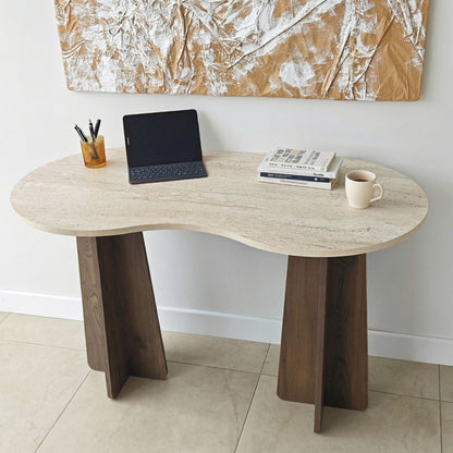 Γραφείο Υπολογιστή και Μελέτης 120x75x60 εκ. Travertine Καρυδί | 552NOS1711