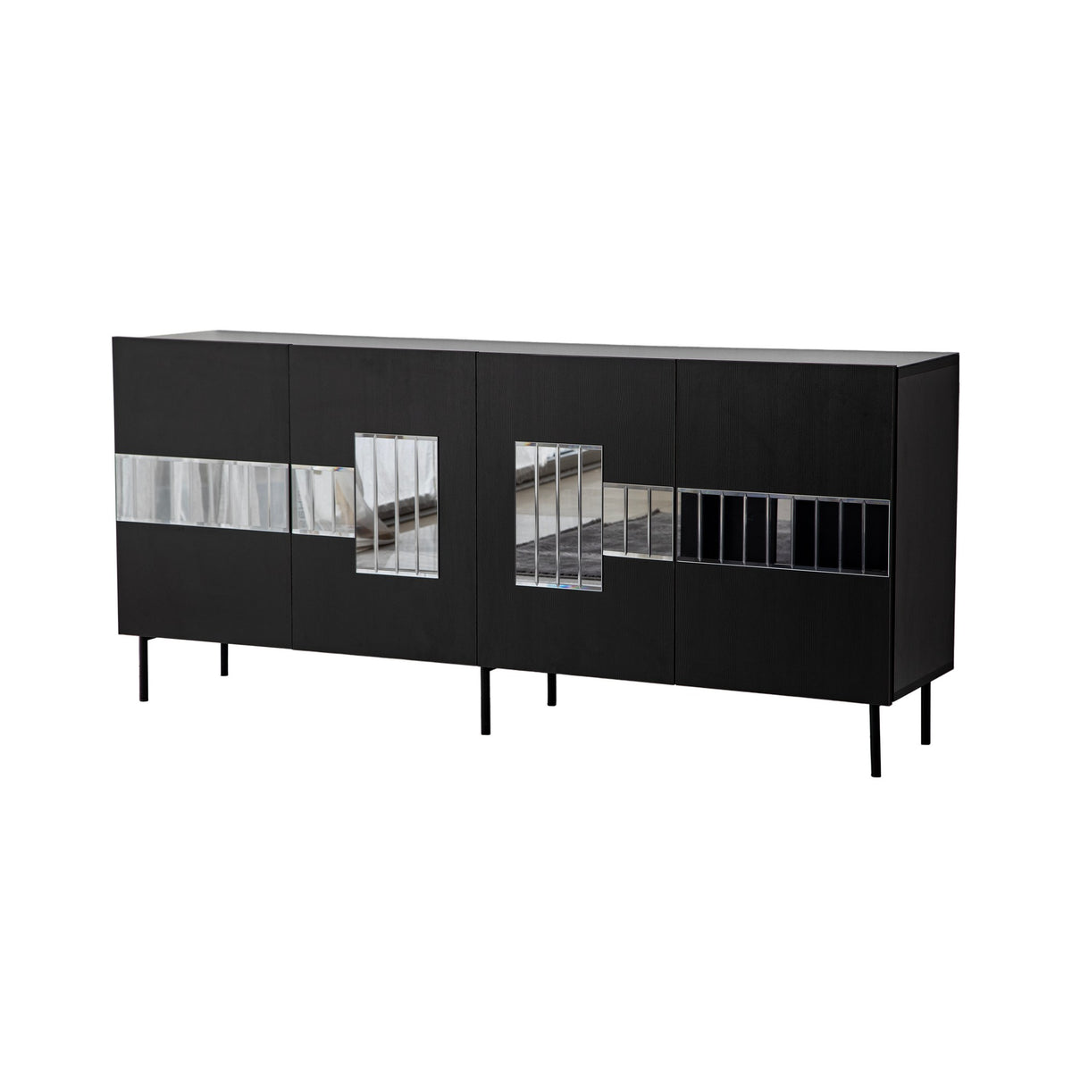 Μπουφές Μαύρο
Fume 180x40x80cm | 552NOS1801