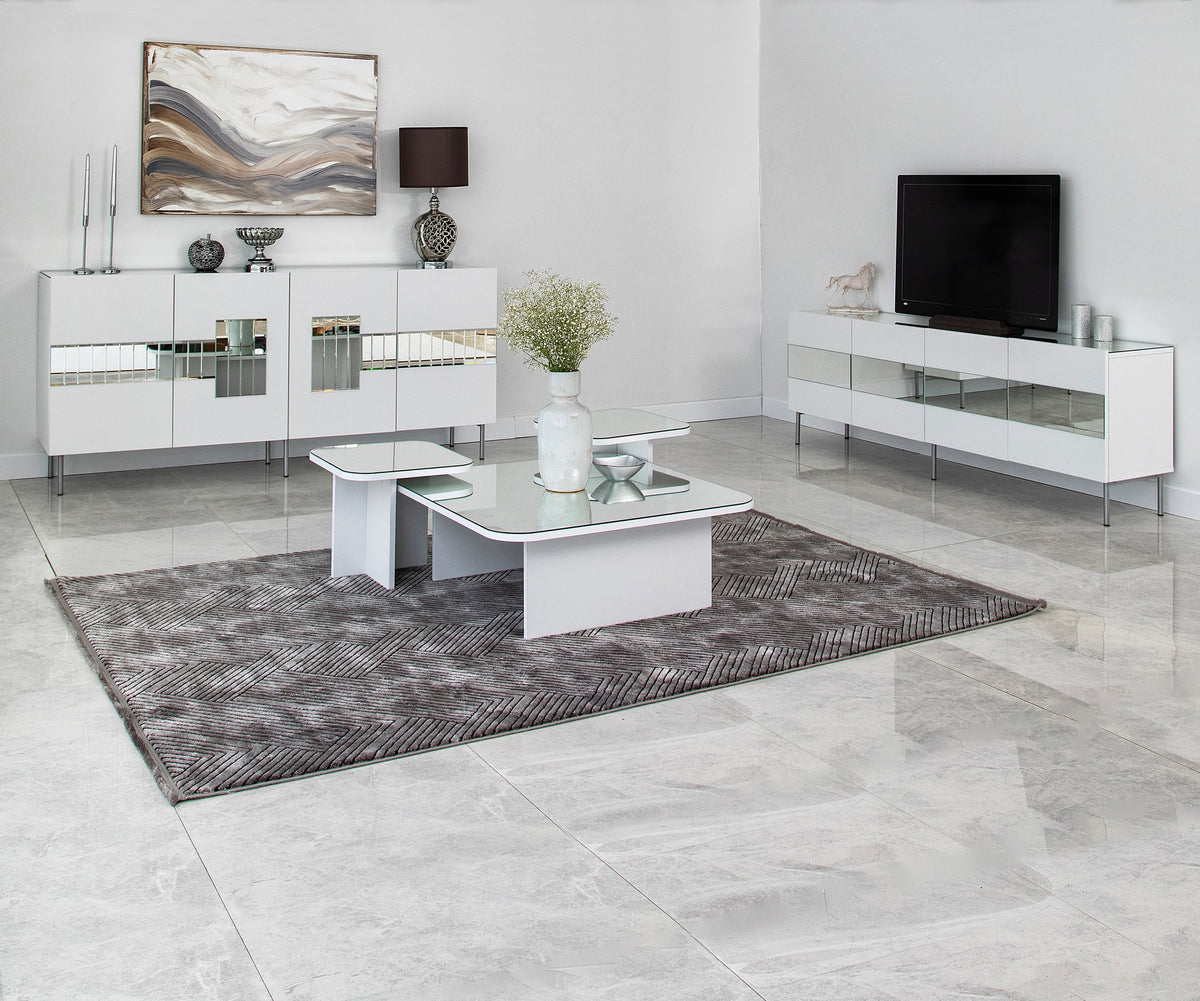 Μπουφές Λευκό
Ασημί 180x40x80cm | 552NOS1803