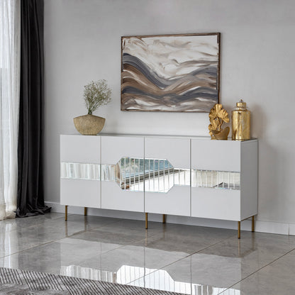 Μπουφές Λευκό
Χρυσό 180x40x80cm | 552NOS1804