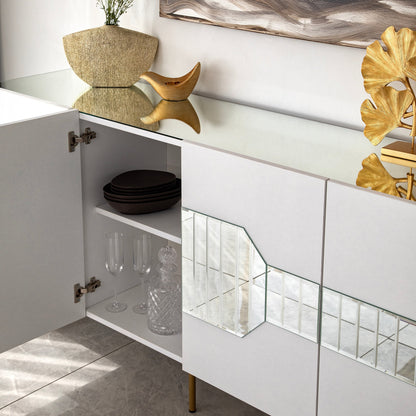 Μπουφές Λευκό
Χρυσό 180x40x80cm | 552NOS1804