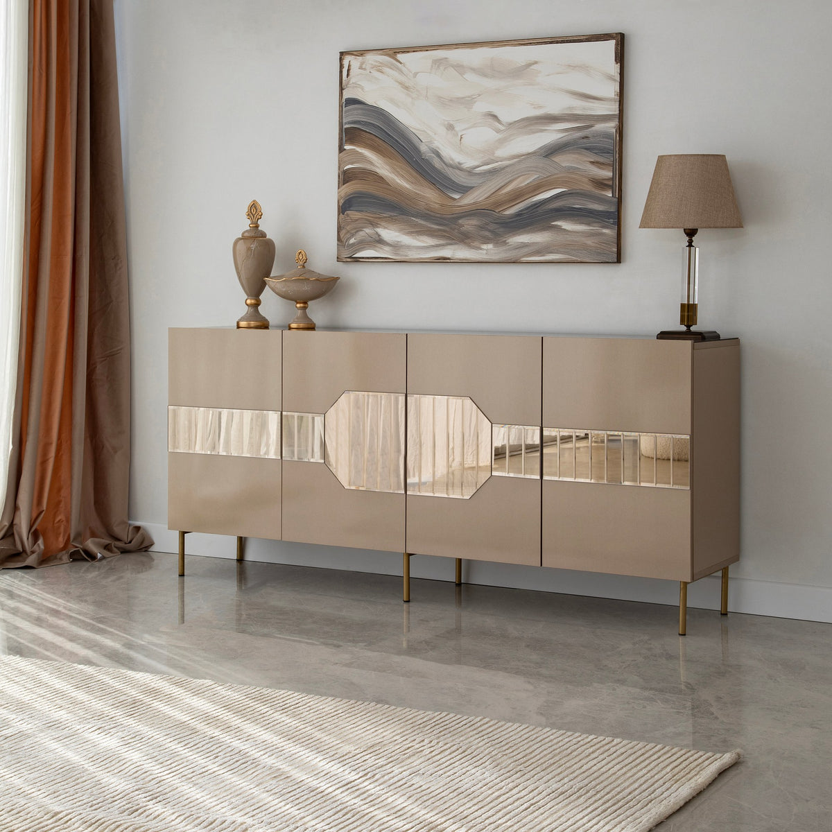 Μπουφές Bronze
Χρυσό 180x40x80cm | 552NOS1805