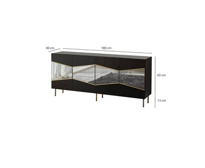 Μπουφές Μαύρο
Fume 180x40x80cm | 552NOS1807