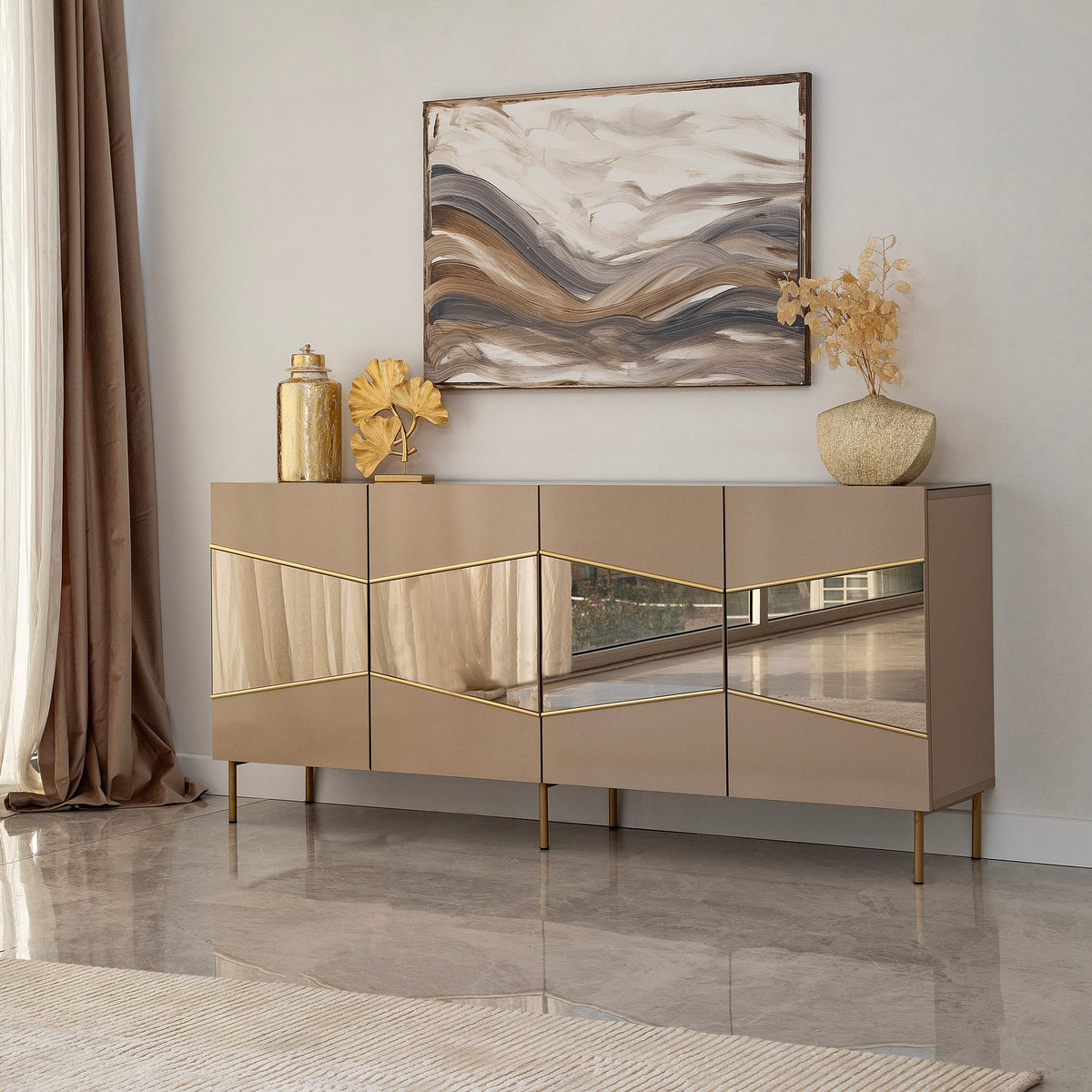 Μπουφές Bronze
Χρυσό 180x40x80cm | 552NOS1808